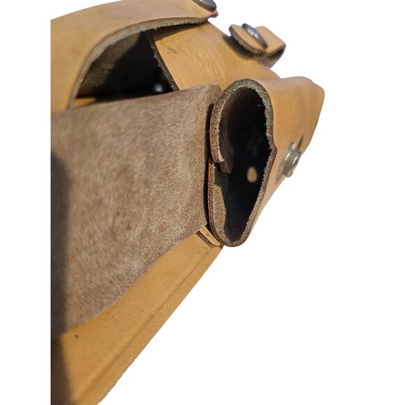 BEHA Gas Lamp Tester Leather Pouch Tan Vintage Collectible Preowned See Descript - Picture 9 of 10